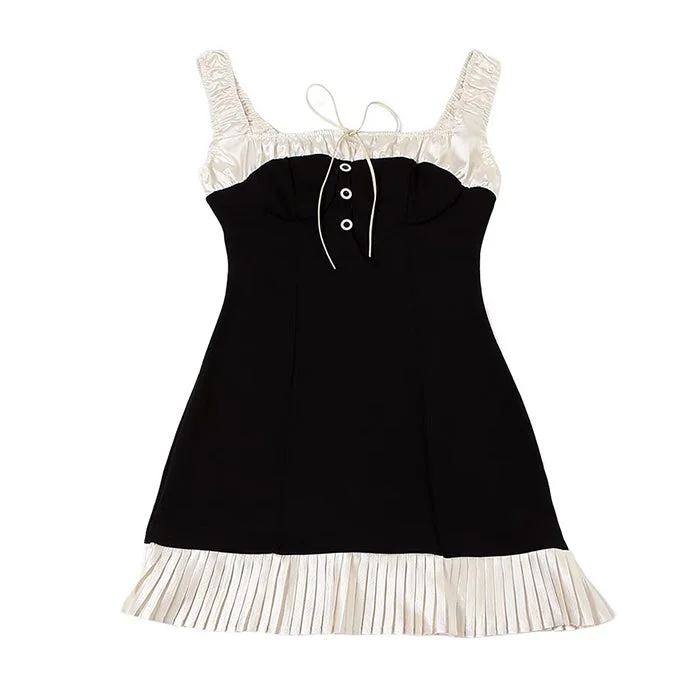 ladies-mini-dress-runway-rush-French Maid Mini Dress