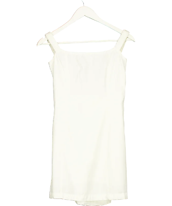 ladies-mini-dress-subtle-sleek-Free People Cream Close To Heart Mini Dress UK XS