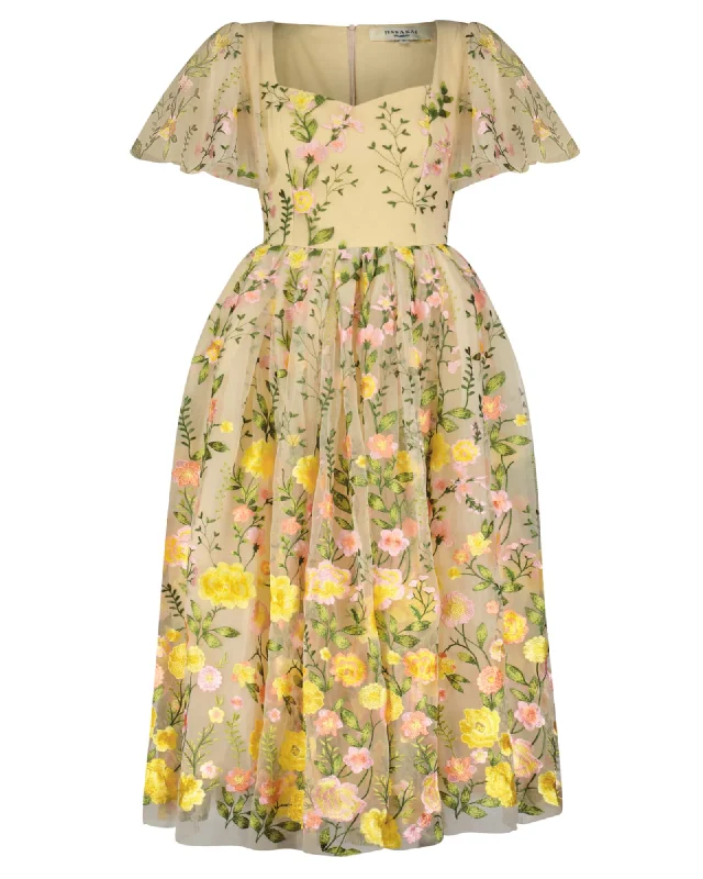 ladies-floral-dress-mauve-mirth-Blushing Flora Dress | Cream Floral