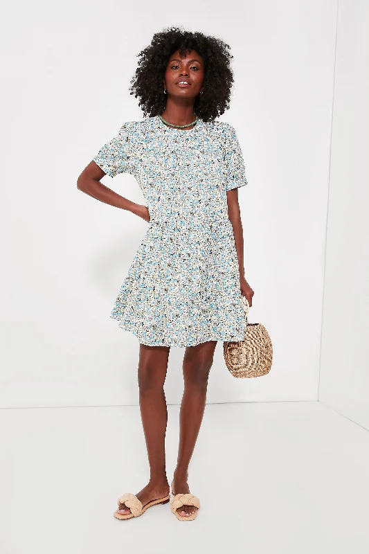 ladies-floral-dress-holiday-hush-Blue Floral Quinn Dress