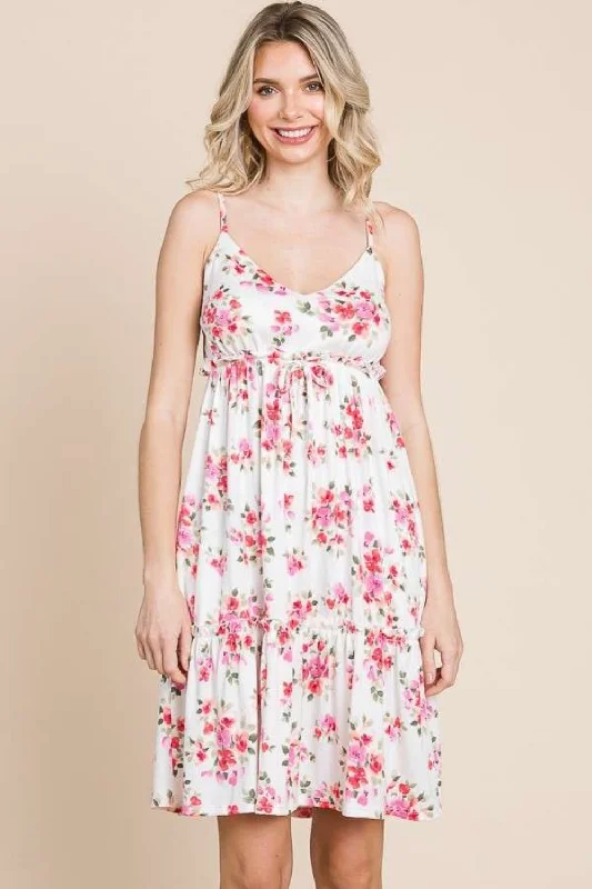 ladies-floral-dress-tropical-twirl-Culture Code Full Size Floral Frill Cami Dress