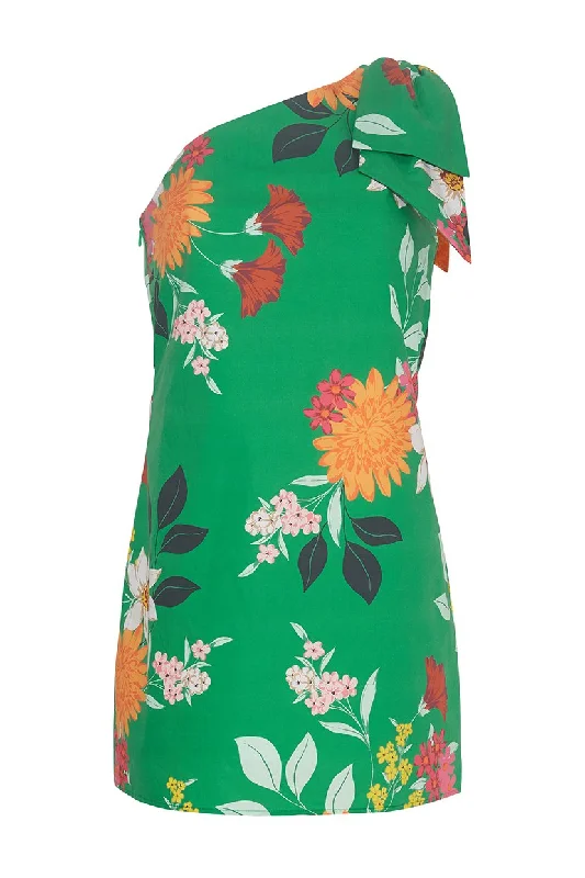 ladies-floral-dress-lilac-luster-Edie Dress | Punch Floral Green