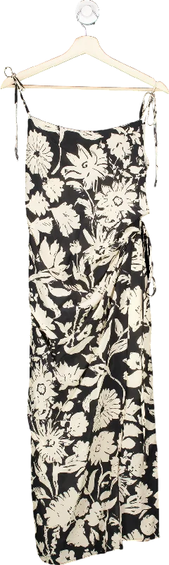 ladies-floral-dress-nature-nimbus-Fabrique Elizabeth Morling Black Floral Limited Edition Dress UK S