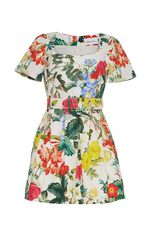 ladies-floral-dress-claret-charm-Tara Dress | Egret Kingston Floral