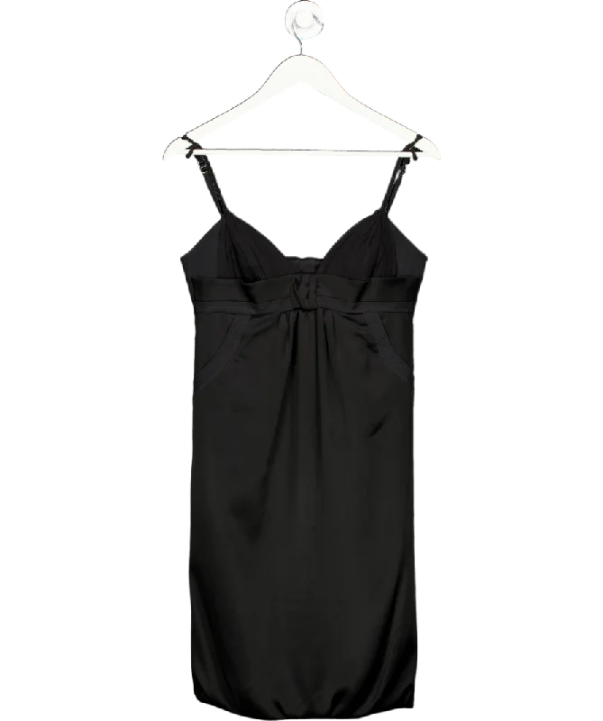 ladies-mini-dress-eco-edge-Hanni y. Black Mini Dress UK 8