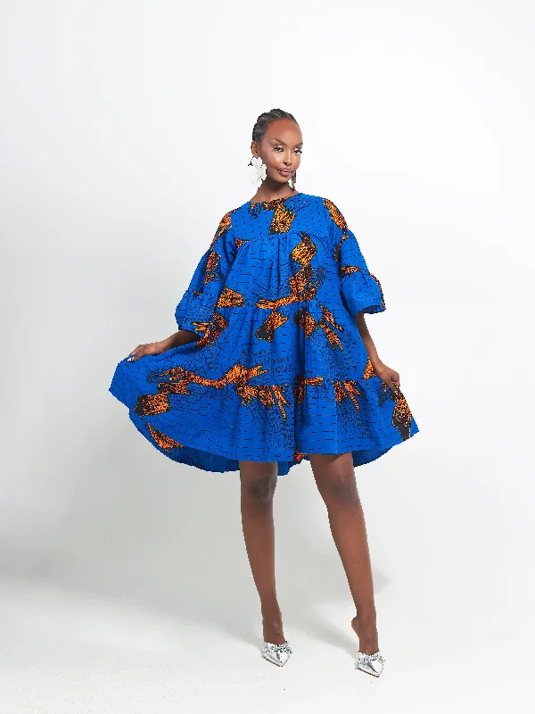 ladies-mini-dress-tiktok-tease-TORI African Print Tiered Mini Dress