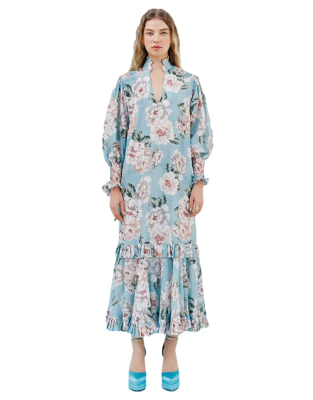 ladies-floral-dress-matte-mirth-Adna Dress Crystal Floral