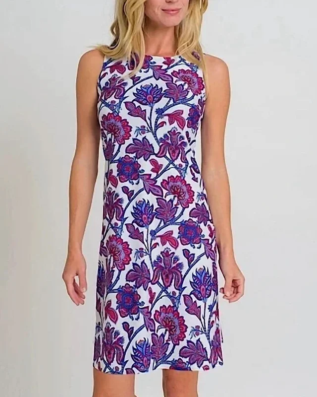 ladies-floral-dress-insta-illume-Beth Dress In Floral Americana Multi | Floral Americana Multi