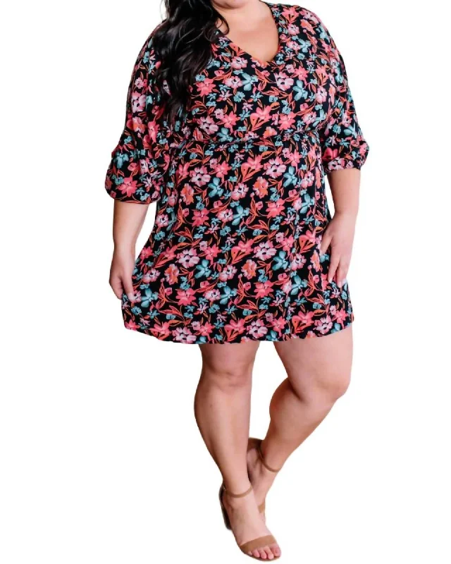 ladies-floral-dress-sale-sweep-Floral Dress In Spring Nights | Spring Nights