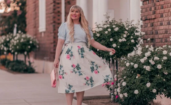 Floral skirt